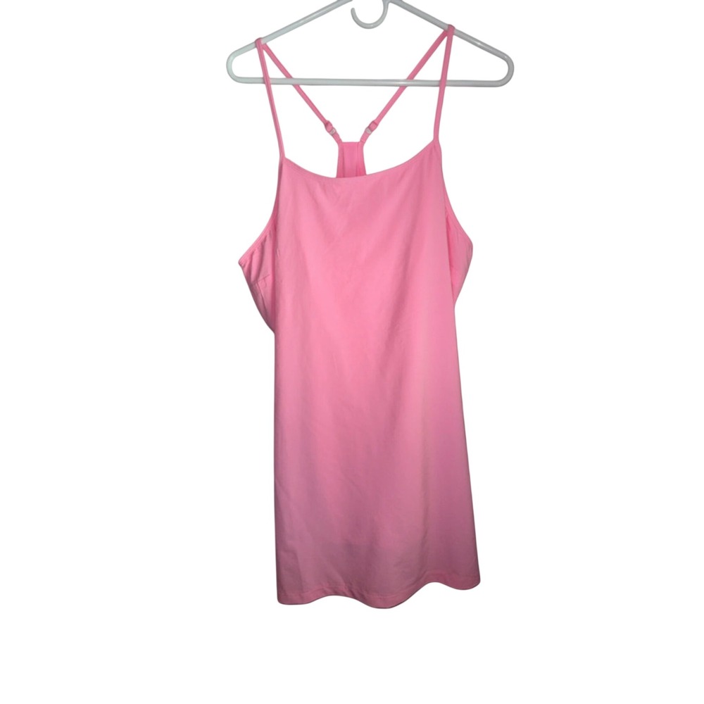 All in Motion Women Pink Active Dress Built-in Shorts Pockets XL